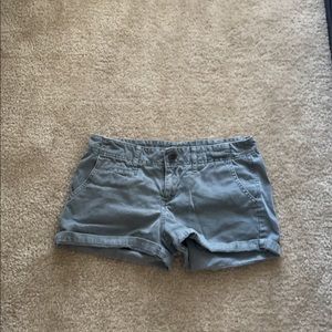 vintage looking lower rise grey shorts size 2